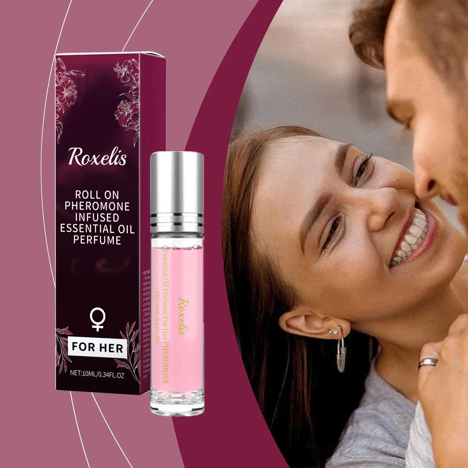 Roxelis Women Ball Perfume Natural Fresh Scent Elegant Charming Lasting Fragrant Ball Design Portable Perfume Skin-Friendly X251110