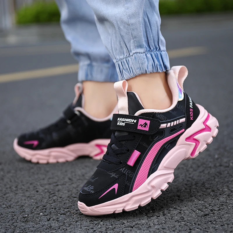 childrens sports shoes outdoor comfortable running shoes girls waterproof sports shoes Tenis baby pink anti slip childrens shoes 250403