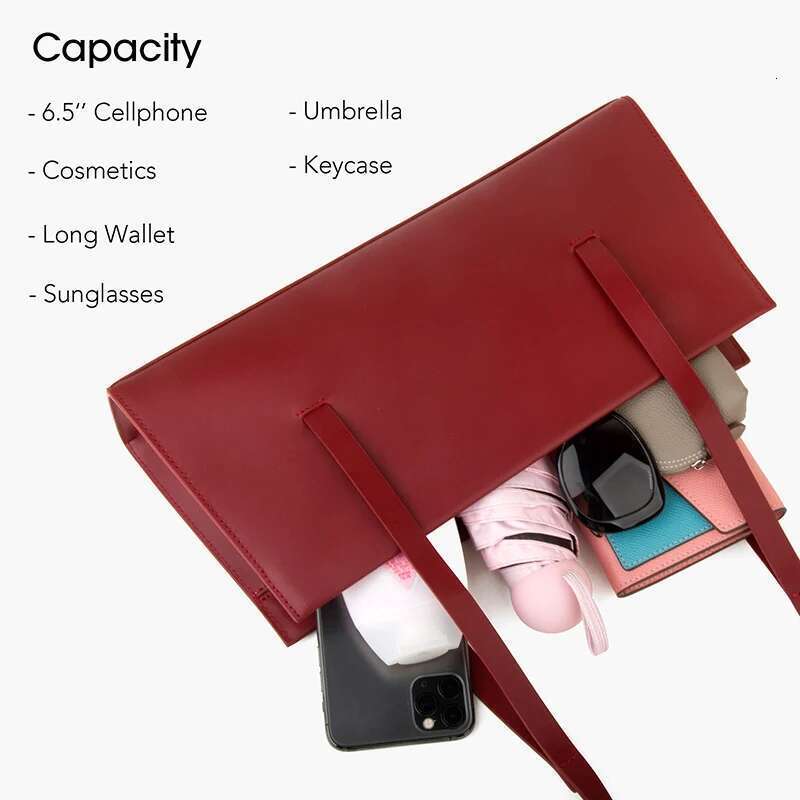 Donna-In French Fashion Women Shoulder Underarm Bag Split Leather Red Ladies Soft Handbag 2023 Autumn New