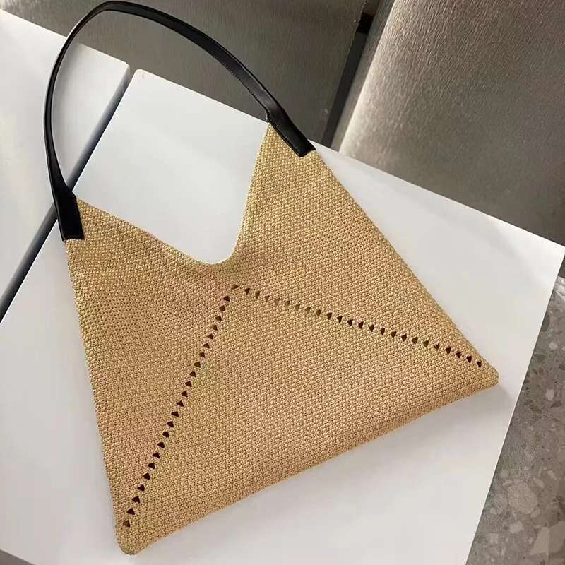Summer Beach Straw Women Tote Casual Woven Shoulder Bags
