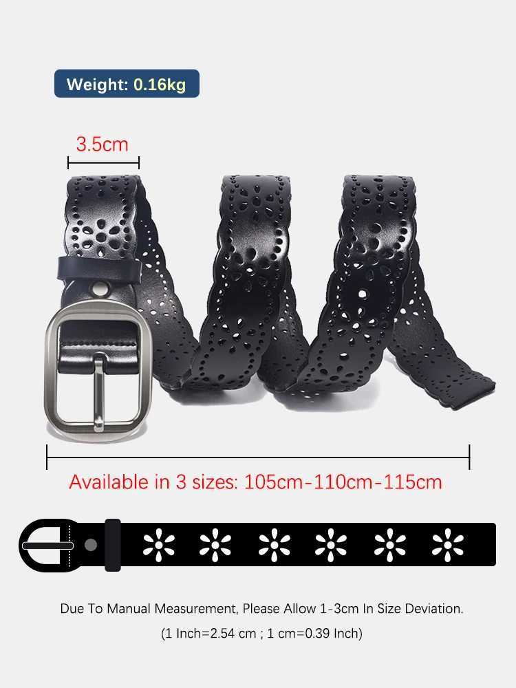 Zency hollow flower wide belt used for Wen Obi belts for dresses sweaters jeans vintage womens belts with pin buckles X250410