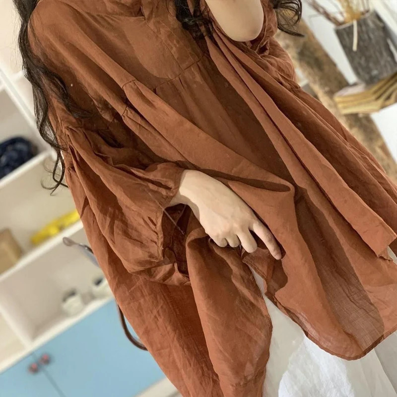 Summer Solid Color Fashion Batwing Sleeve Womens High Street Casual Loose Rally Retro Fiberfrax Full Match Top 250410