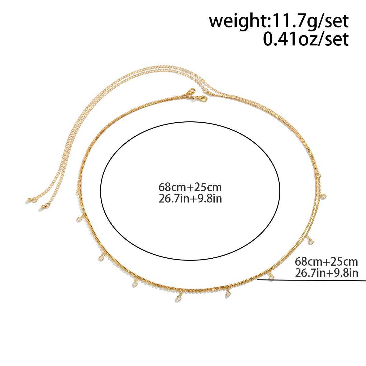 9 Bohemian Rhinestone Zircon Star Moon Pendant Waist Belt Chain Warm Summer Bikini Y2K Accessories Rave Body Jewelry X250410