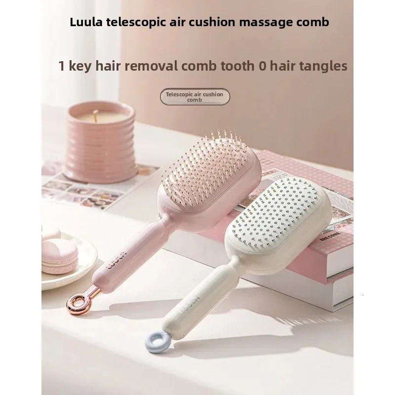 Portable Automatic Massage Comb Anti-Static Air Cushion Comb Easy to Clean Fluffy Professional Salon Hairdressing Comb 251107