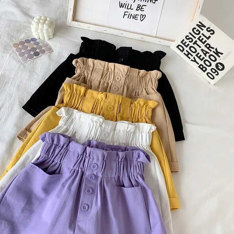 2024 Summer Childrens New Girls Shorts Baby Thin Shorts Trouser Childrens Korean Girls Sle Casual Clothing 3-12 Years Z250410