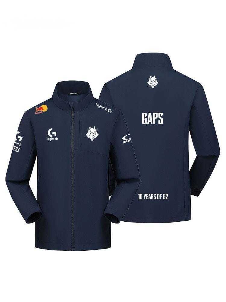 S15 Finals Game G2 Team CAPS Same Style Team Uniform Jacket Casual Coat Men Autumn Winter W251110