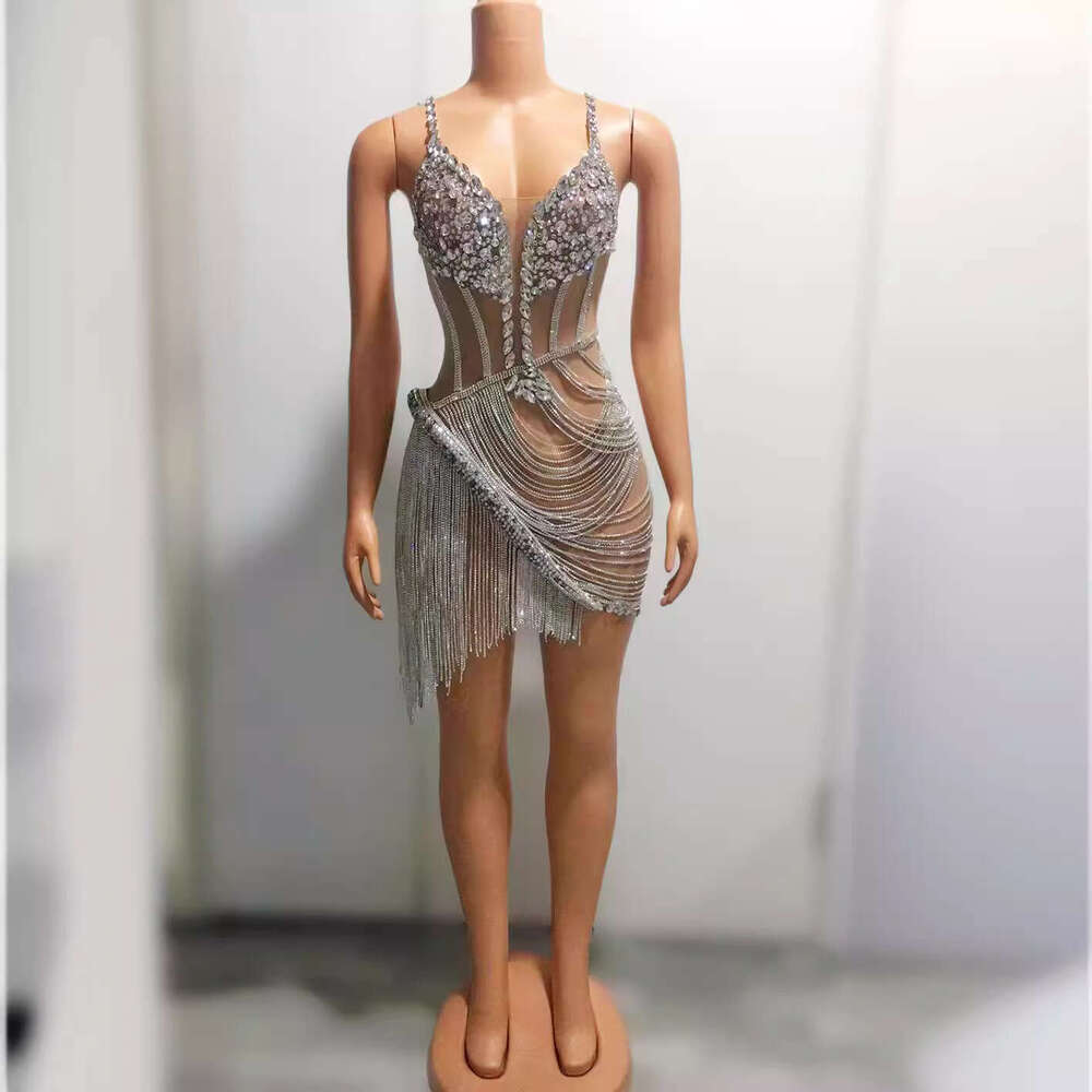 NOVANCE Elegant Shiny Diamond Backless SEXY DRESSES FOR WOMEN Apricot Evening New Design Women's Party Night club maxi dress