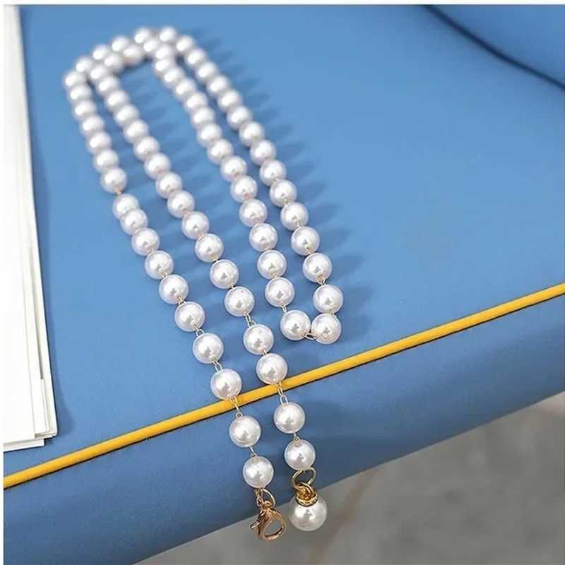 Retro Elegance Imitation Pearl Belt Korean Fashion Sweet Style Belt Womens Dress Tight Belt X250410