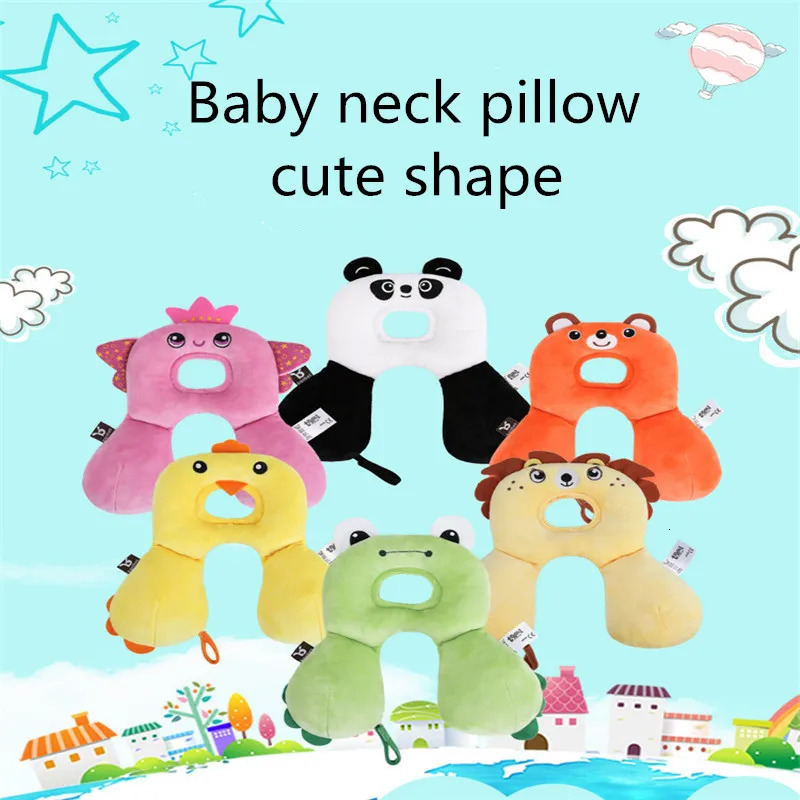 Children Baby U-shaped Pillow Sleep Neck Protection Pillow Soft Shoulder Headrest Car Seat Lovely Travel Pillows For Children 251104