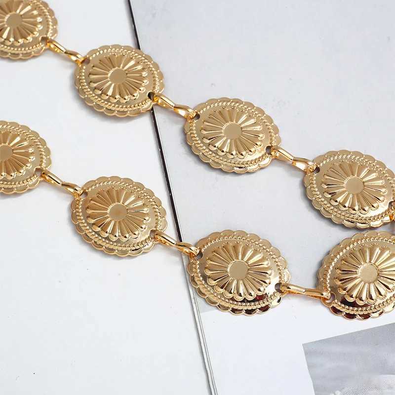 New waist chain dress set accessories with chain retro fashion version chain belt Wen Exquisite clothing accessories X250410
