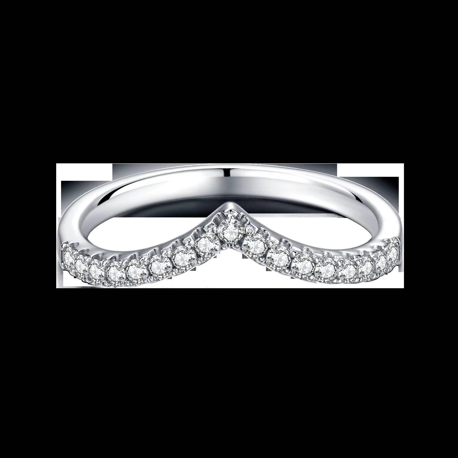 Light S925 Sterling Silver Selection D-color Moissanite Diamond Ring for Men and Women Engagement Ring Customization Supported