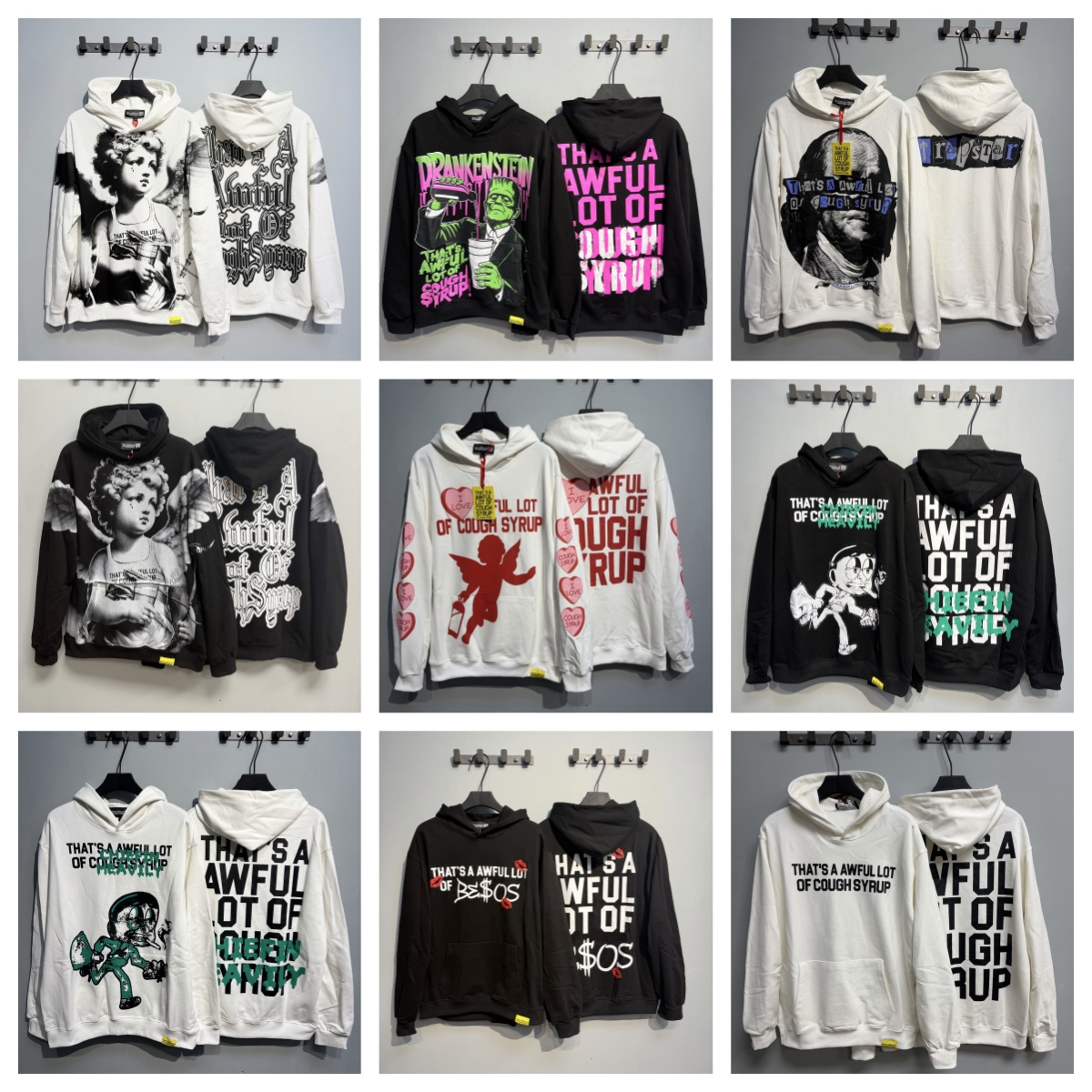 thats a awful lot of caugh syrup hoodie men designer hooded mens sweatshirt fashion pullover long sleeved Cotton hooded high Street caugh syrup hoodie