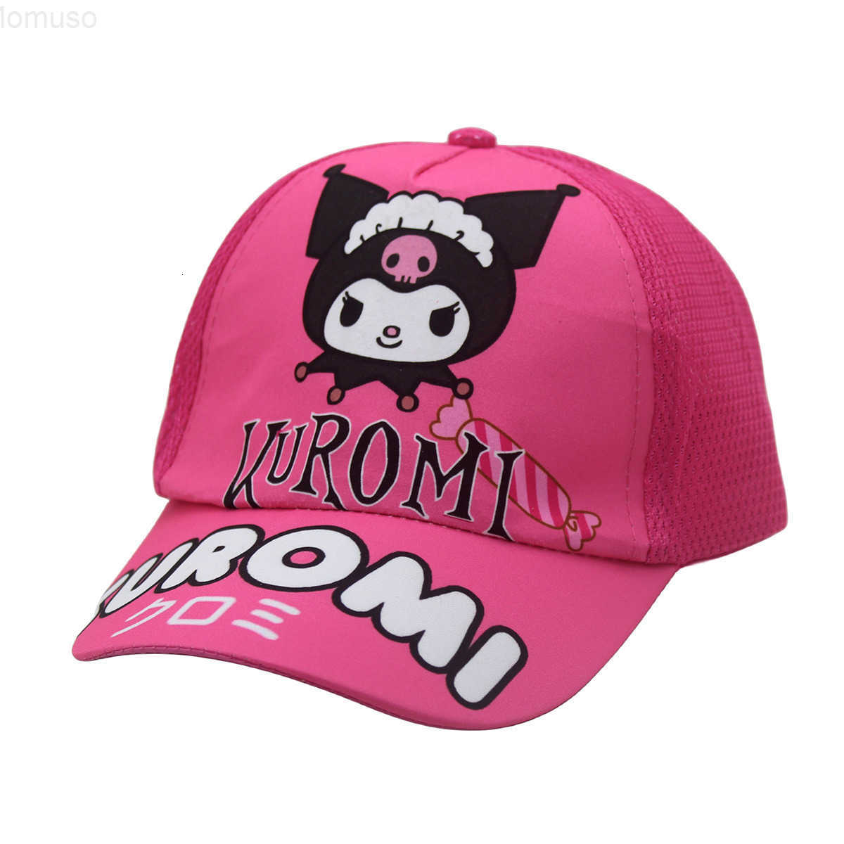 Sanrio Anime Printed Childrens Sunshade Mesh Hat Kuromi My Melody Cartoon Boys and Girls Summer Baseball Cap H251110