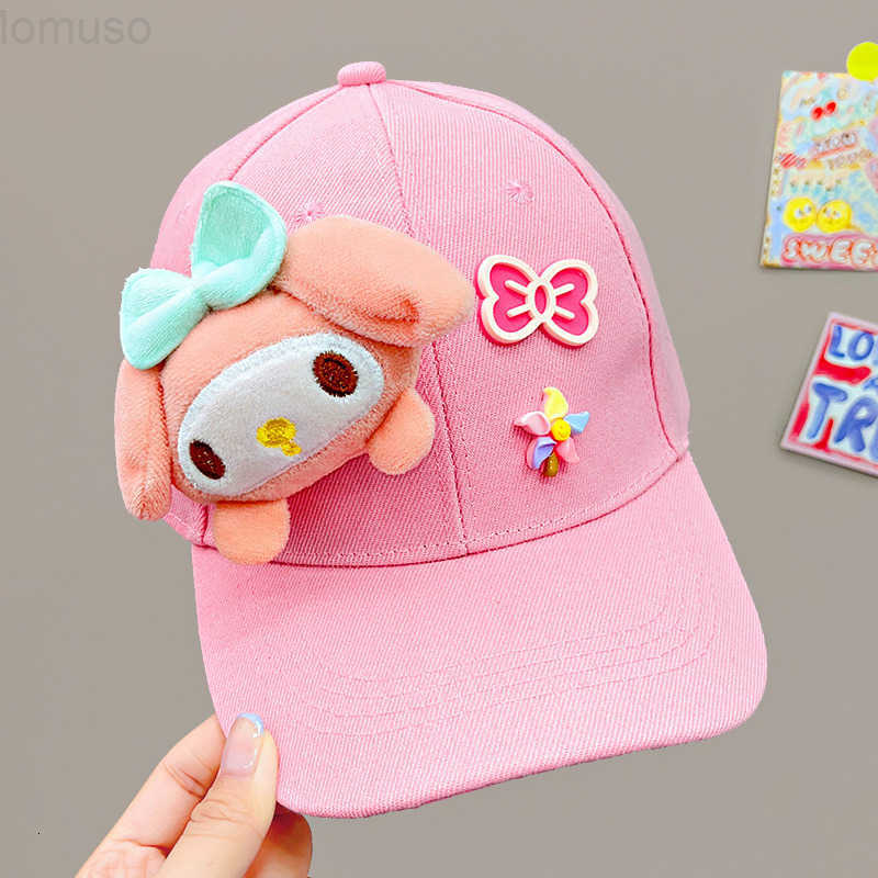 Sanrio Cute Cartoon Duckbill Cap Sweet Girl Baseball Cap Fashionable Versatile Sun Protection Hat for Women H251110