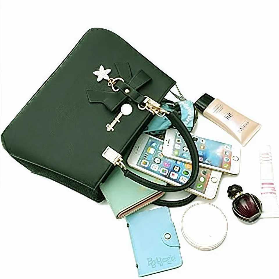 Autumn and winter bow womens bag hand-held shoulder bag crossbody bag mothers bagzwq K251110