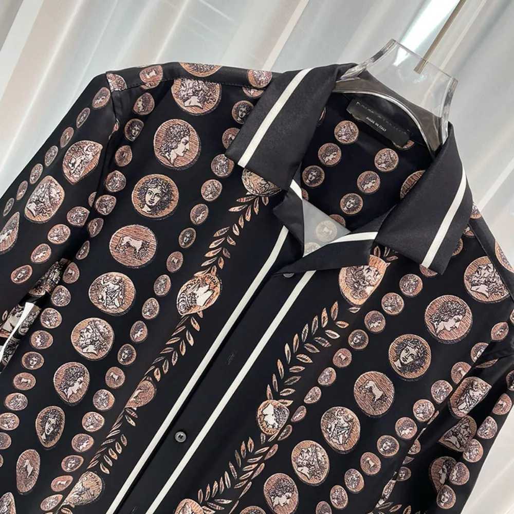 2024 Spring/Summer New Youth Popular Travel Digital Printing Mens Short sleeved Shirt X250410