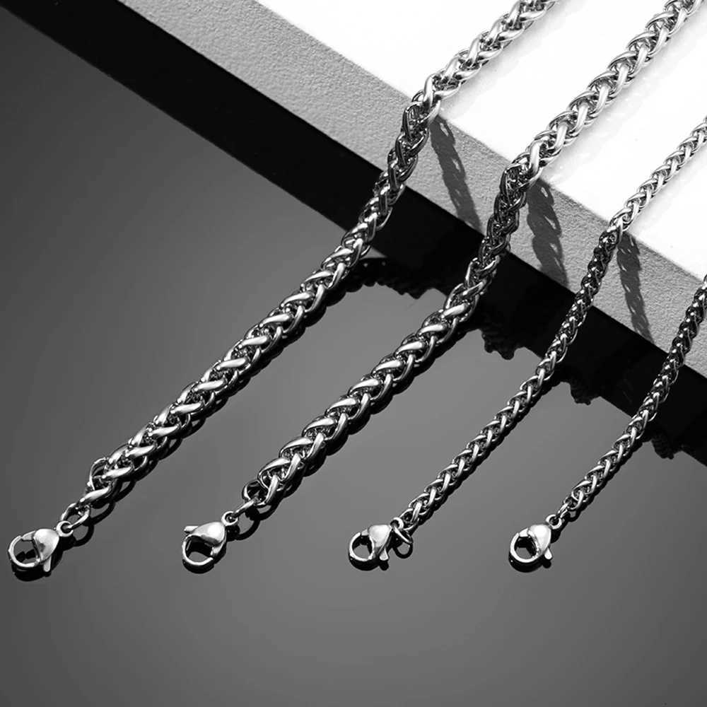 Cuban Chain Bracelets Stainless Steel Bracelet Keel Chain 3/5 Mm Curb for Men Women Free Shipping Factory Offer Punk JewelryT251110