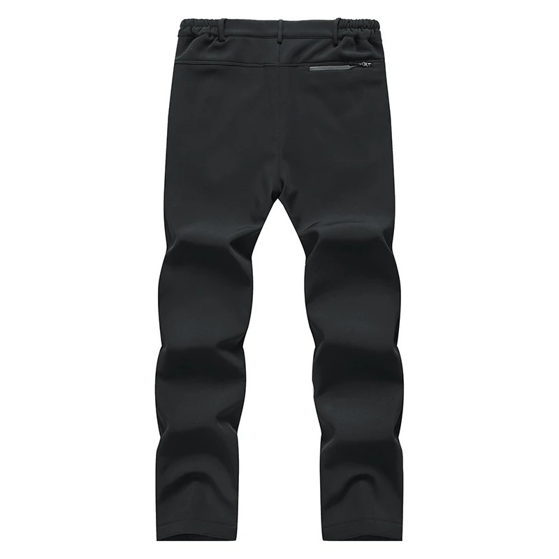 Men Autumn Winter Fleece Warm Casual Overalls Outdoor Sport Stretch Breathable Trousers Soft Comfortable Fabric Long Pants 251106