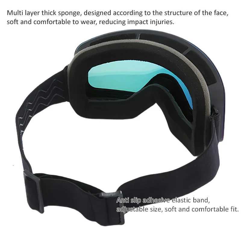 Ski GoggLEs UV400 PROtection Anti Fog InterchangeabLE LEns Skiing Glasses Snowboard Snow GoggLEs for Men Women K251110