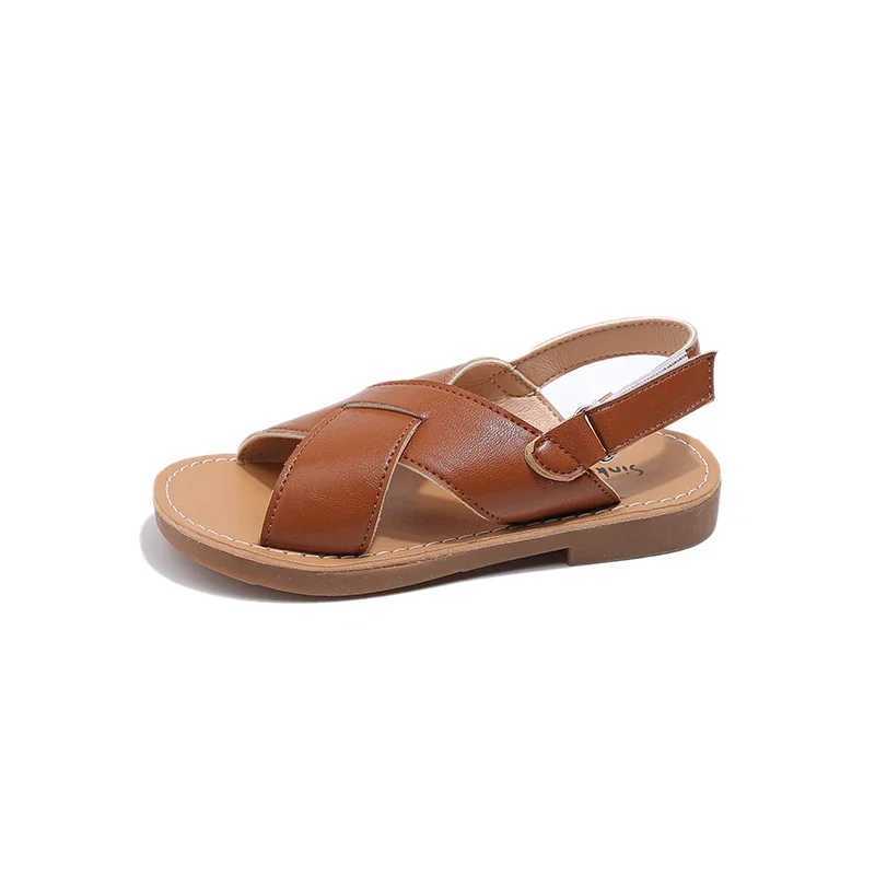 Childrens Summer Sandals Childrens Gladiator Sandals Boys and Girls Preschoolers College Students Fashion Classics Cross Series Soft Water Shoes Z2504