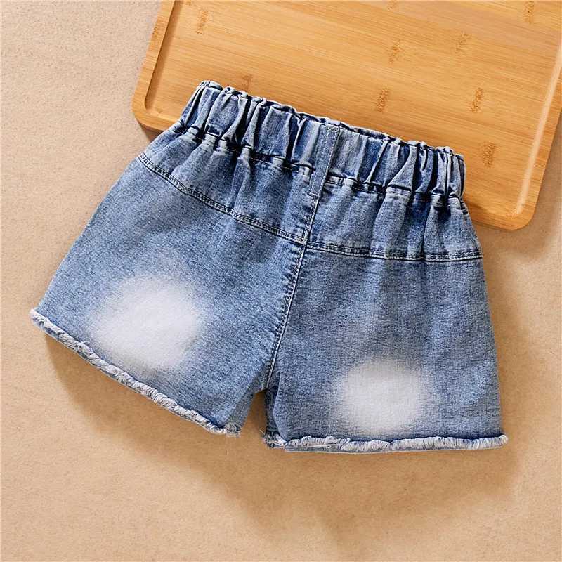 IENENS Childrens Baby Girls Summer Denim Shorts Jeans Childrens Girls Casual Shorts Baby Bottom Z250410