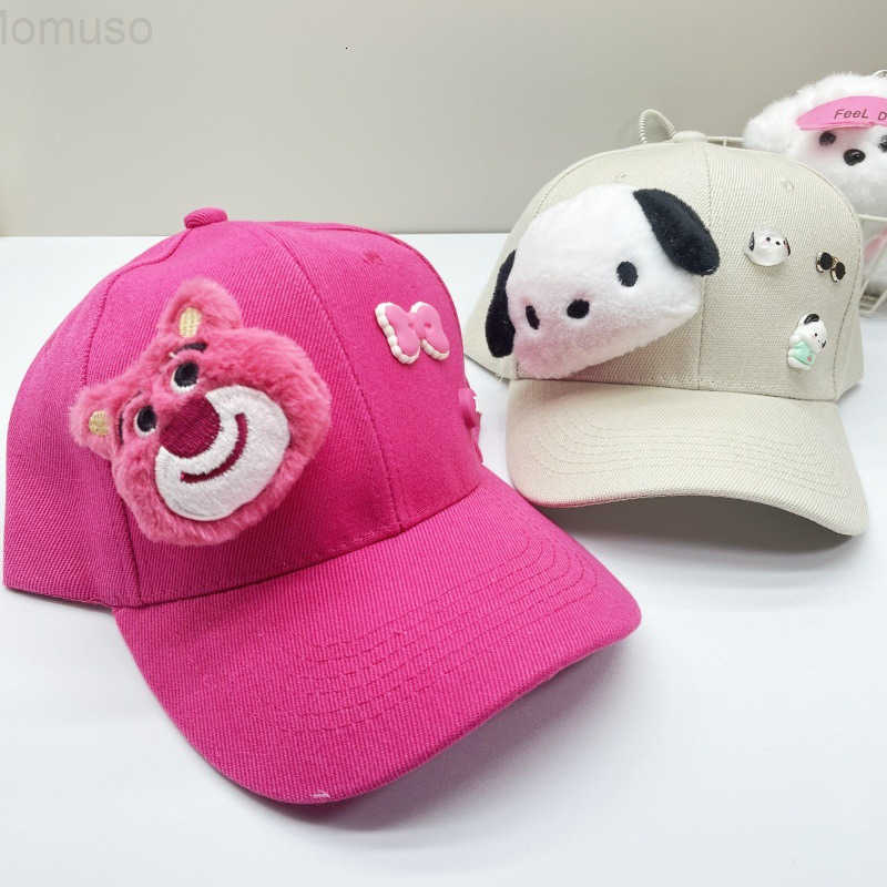 Sanrio Cute Cartoon Duckbill Cap Sweet Girl Baseball Cap Childrens Sun Protection Hat Fashionable Versatile H251110
