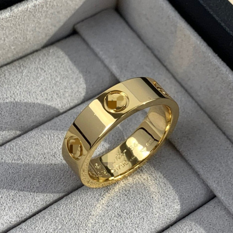 High Version Love Series Ring 18k Plated Simple Ins Designer Ring Design Fashion Ring Fashion Exquisite Versatile Unisex