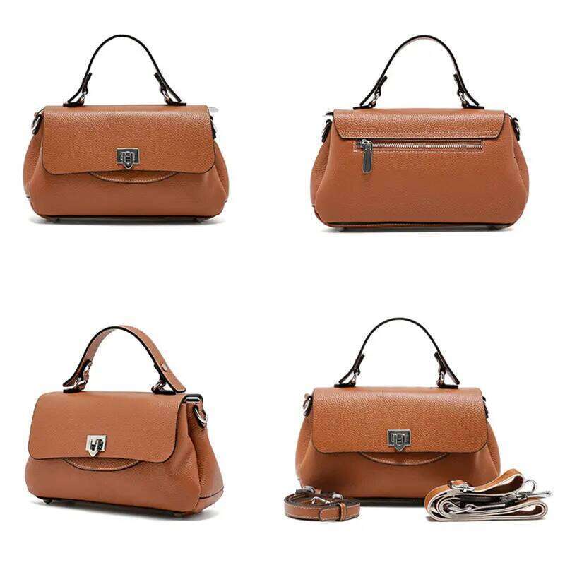 Genuine Leather Women's Luxury Designer Crossbody Bags High Quality Cowhide Women Shoulder Bag Female Handbags M8863