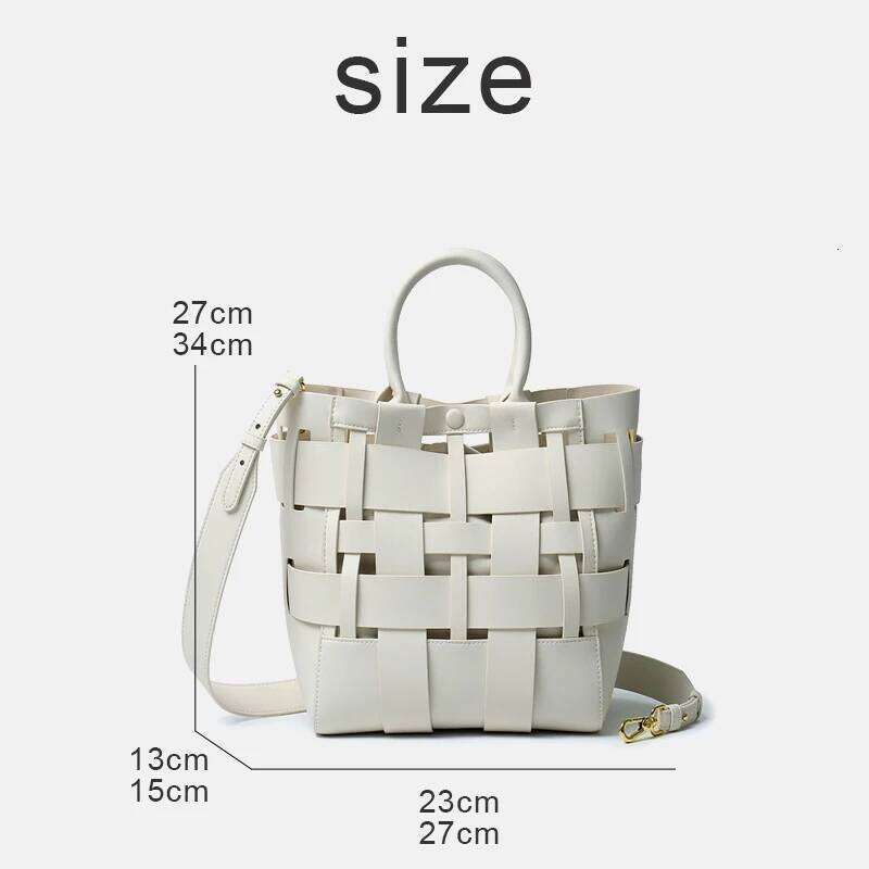 Custom Initials Genuine Leather Tote Bags For Women Luxury Designer Handbags Purses 2025 New In Cowhide Braided Hollow Shoulder
