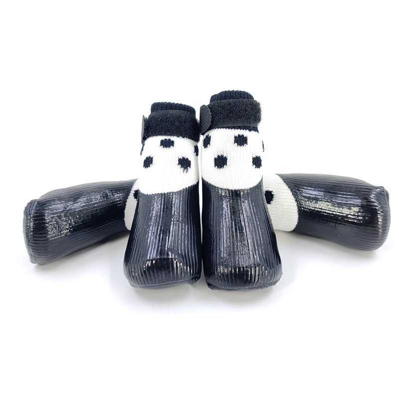 New Arrival Cute cartoon dog shoes waterproof and anti slip dog shoes rainproof snow boots mini shoes rubber dog shoes Z250409