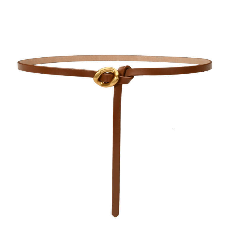 Genuine Leather Belt Women, Thin Decorative Accessory for Dresses, Chain, Vintage Belt, Waist Ornament Wholesale