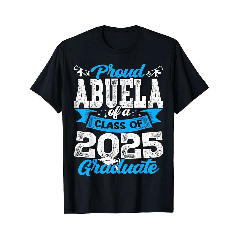 Designer T shirt Super Proud Mama of 2025 Graduate Awesome Family College - 220g T shits