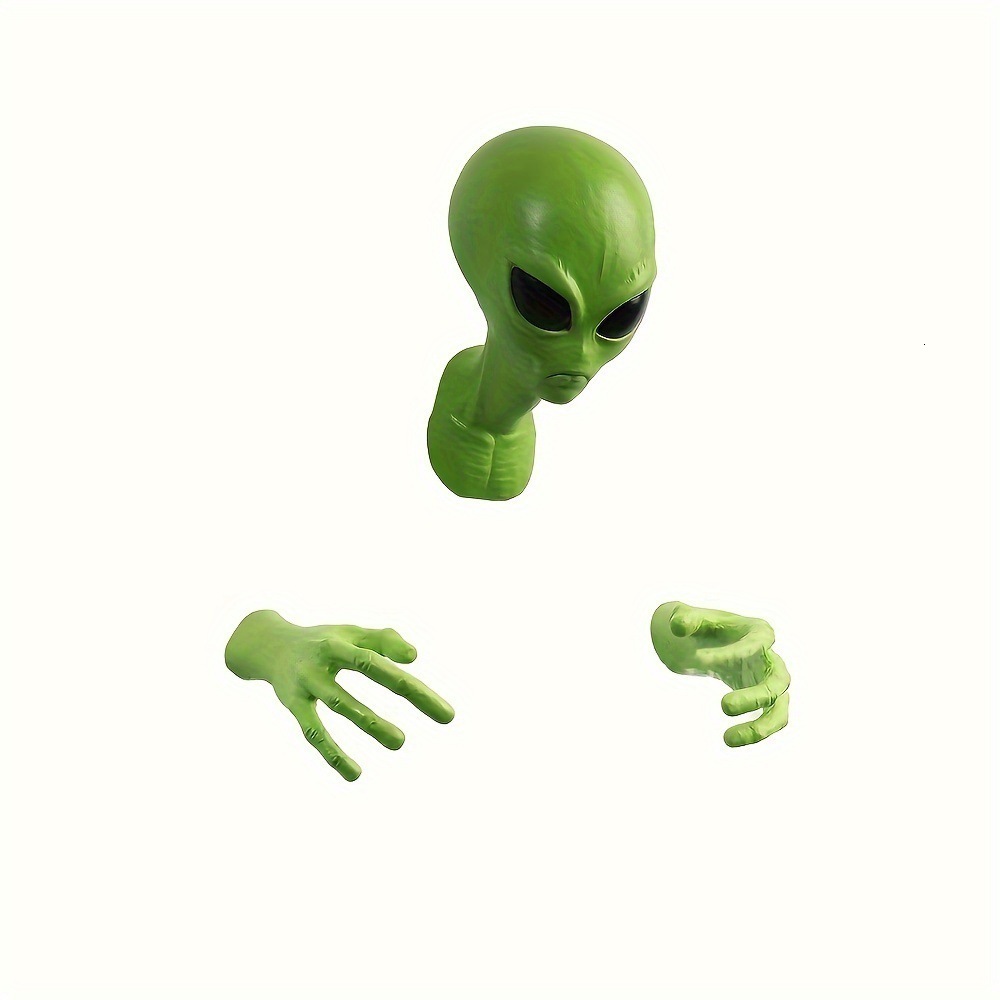 Green Alien UFO Visitor 51 Area Extraterrestrial Organism Monster Study living room wall ornament Sci-Fi Lovers Gift 240827