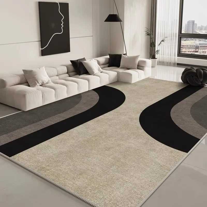 VIKAMA Light Luxury Living Room Carpet Home Non-Slip Sofa Coffee Table Blanket Bedroom Room Decoration Cloakroom Floor Mat Y251110