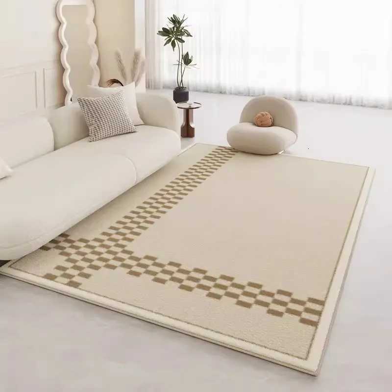 VIKAMA Japanese Style Living Room Carpet Log Cream Style Light Luxury Deluxe Sofa Tea Table Blanket Bedroom Study Floor Mat Y251110