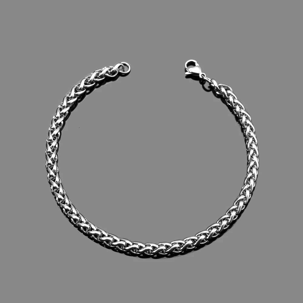 Cuban Chain Bracelets Stainless Steel Bracelet Keel Chain 3/5 Mm Curb for Men Women Free Shipping Factory Offer Punk JewelryT251110