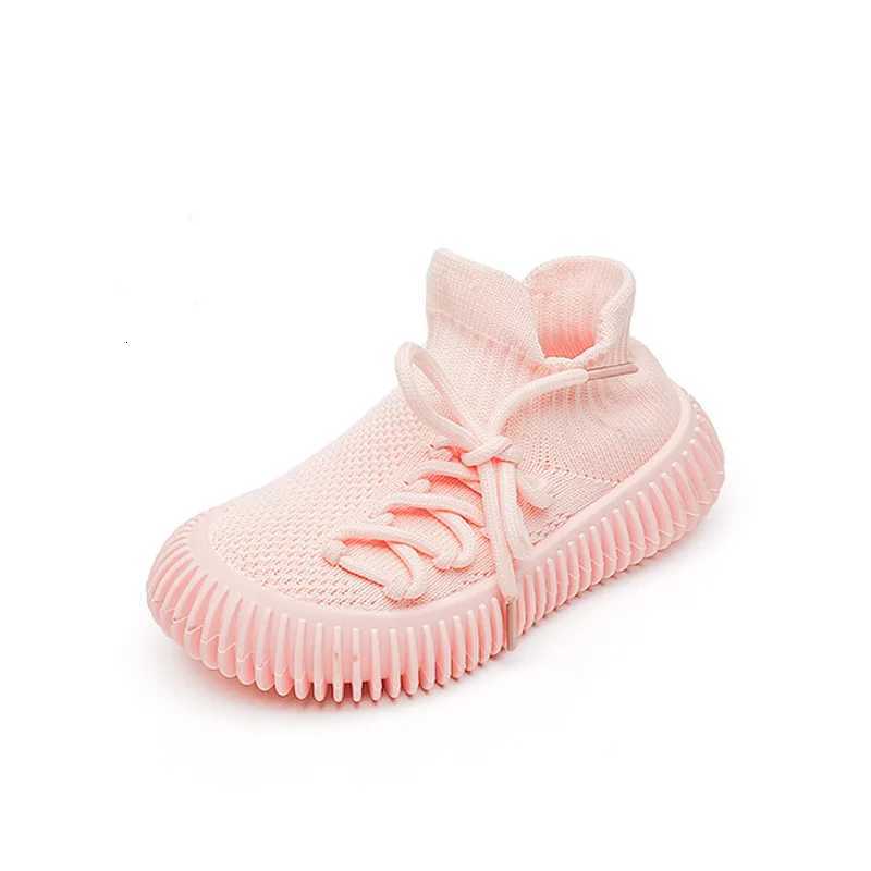 Childrens Sneakers Boy Casual Tenis Shoes Spring Autumn Solid Knit Breathable Kids Shoes Girls Slip on Lightweight Sports ShoesT251110