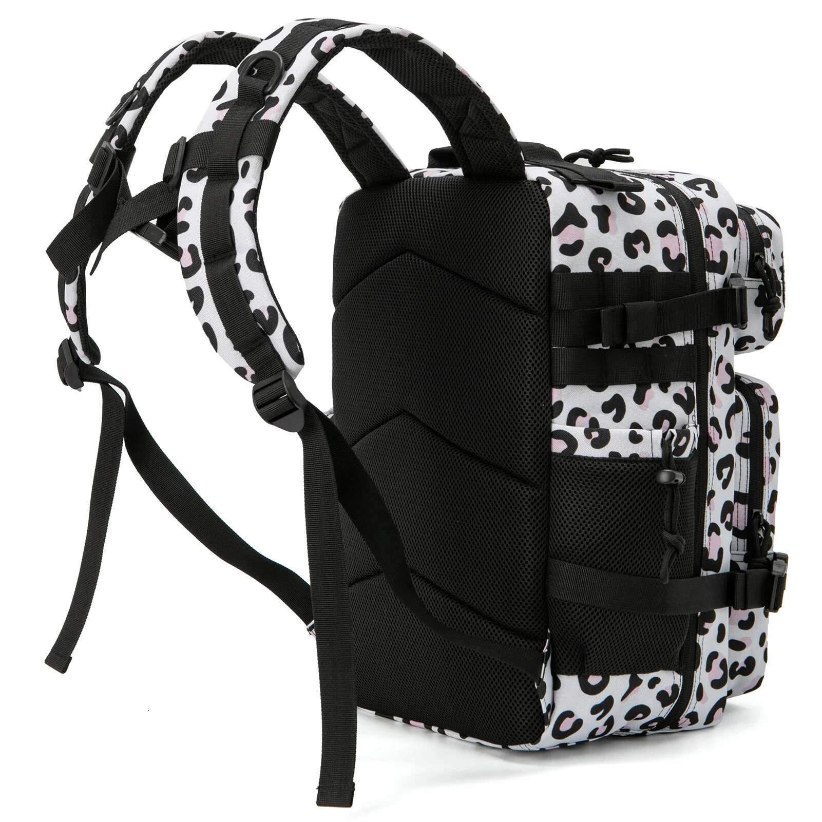 L Women Men Backpack For Tactical Laser Cut Molle Heavy Duty Backpack School Bag Gym Rucksack Treeking With Dual Cup Holder