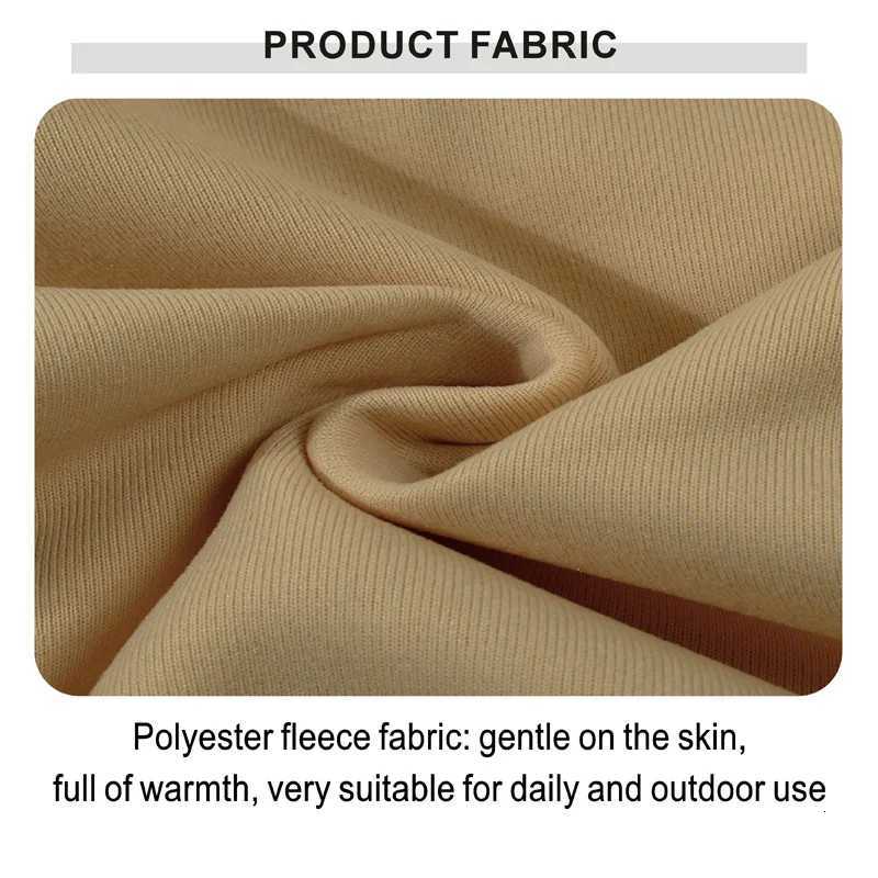 Mens Fleece Tracksuit Half-Zip Hooded Sweatshirt Set Drawstring Waist Multi-Pockets for autumn and winter Casual Outdoor Home W251110