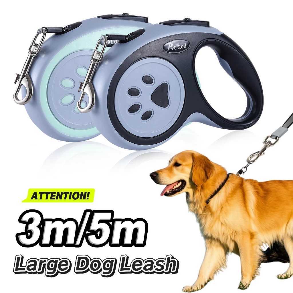 Nylon Dog Leashes Automatic 3m 5m Retractable Durable Cat Lead Extending Puppy Walking Running Traction Roulette for Small Dogs J251110