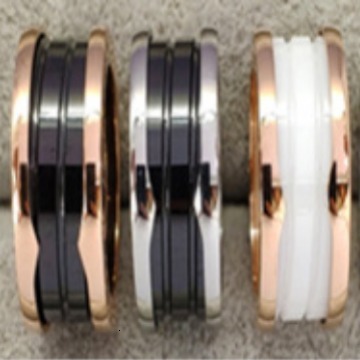 Fashion Ring Black Ceramic Spring Ring European And American Fashion Narrow Edition Charity Edition Designer Ring Wide Edition White Ceramic Couple Ri