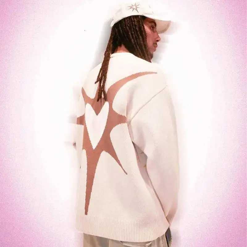 Fashion Womens Street Fashion Clothing Harajuku Knit Sweater Winter Pullover Loose Vintage Aesthetic Y2K Gothic EMO Top Y251110