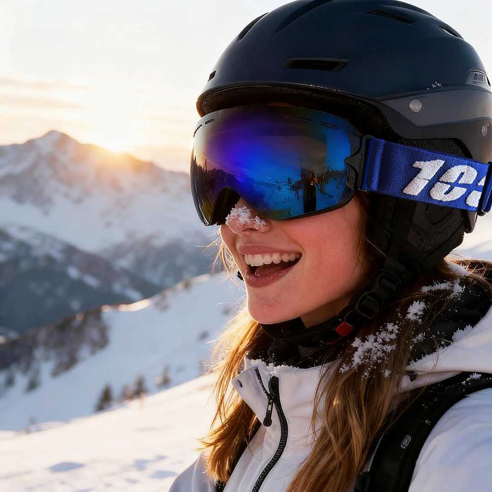 Ski Snowboard GoggLEs Anti-Fog Skiing Eyewear Winter Outdoor Sport Cycling MotorcycLE WindPROof GoggLE UV PROtection Glasses K251110