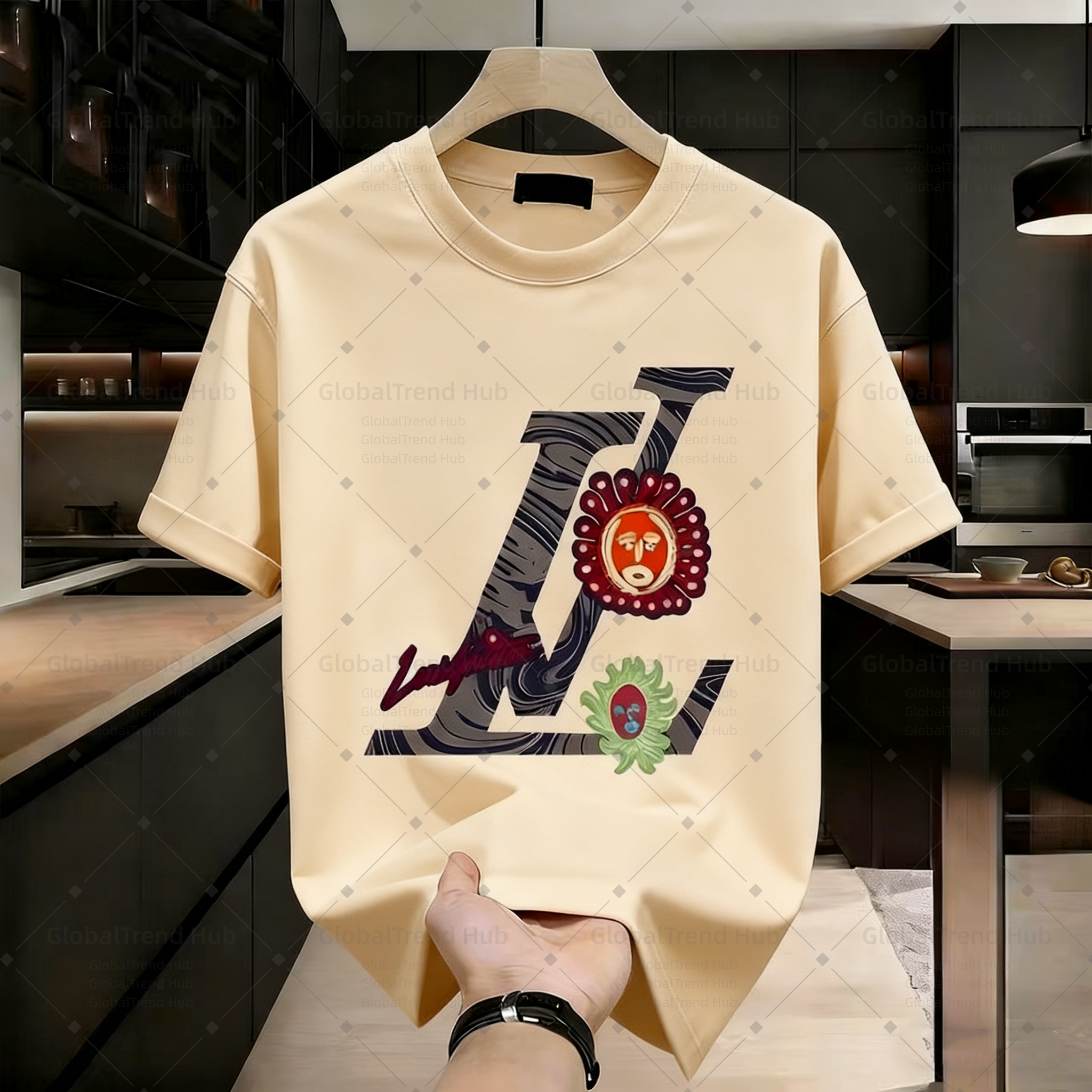 Designer t shirt Men's T-Shirts Top Luxury letter-print shirt Luxury clothing Hip Hop Street clothing for men and women t-Shirts