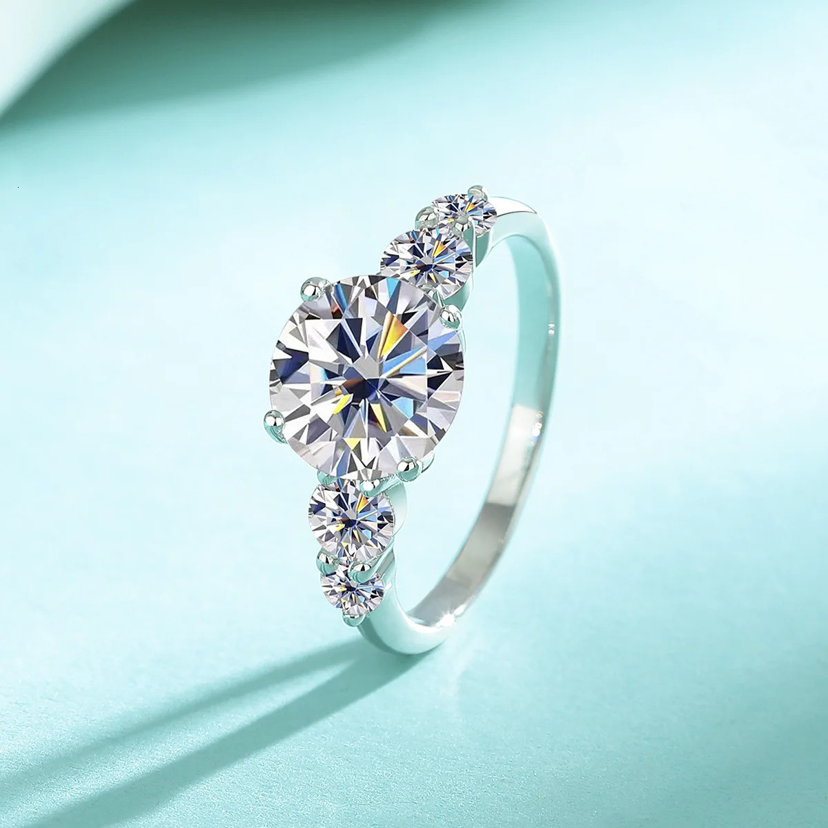 A 925 silver 38 carat ring fashionable niche versatile mens and womens couple ring wedding ring 251103