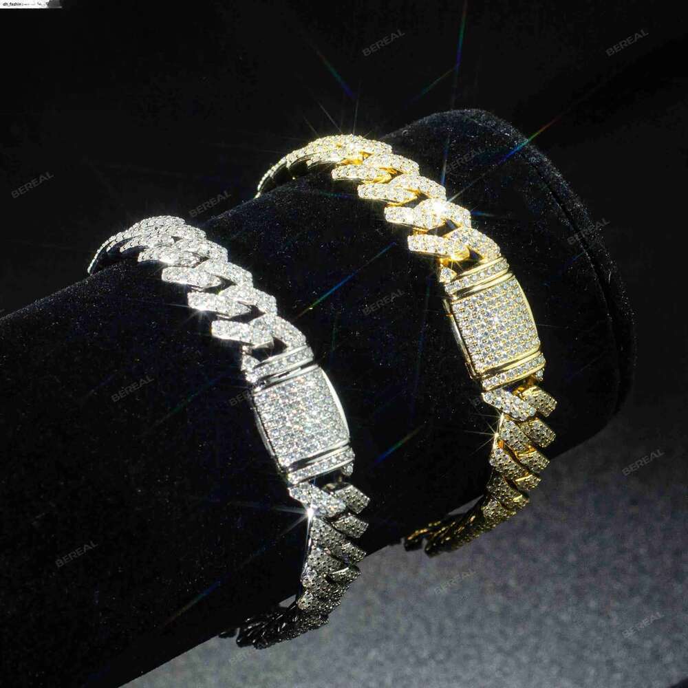 Stand Out From the Rest with Wholesale 14MM VVS Dia Cuban Chain Bracelet for a Unique and Chic Look