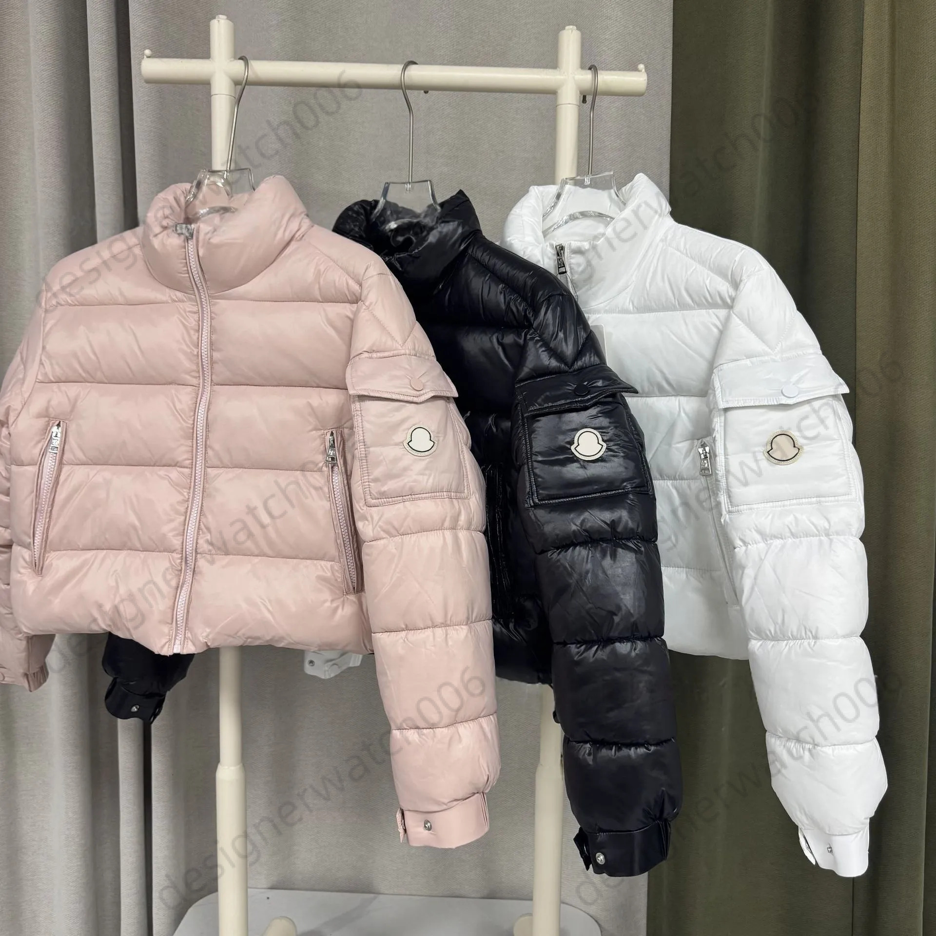 Women's Jackets Coats Designer Letter Print Winter Puffer Jackets Luxury Brand Fashion Bright Color Thick Warm Cotton Padding Womens Short Jackets Outerwear cc7
