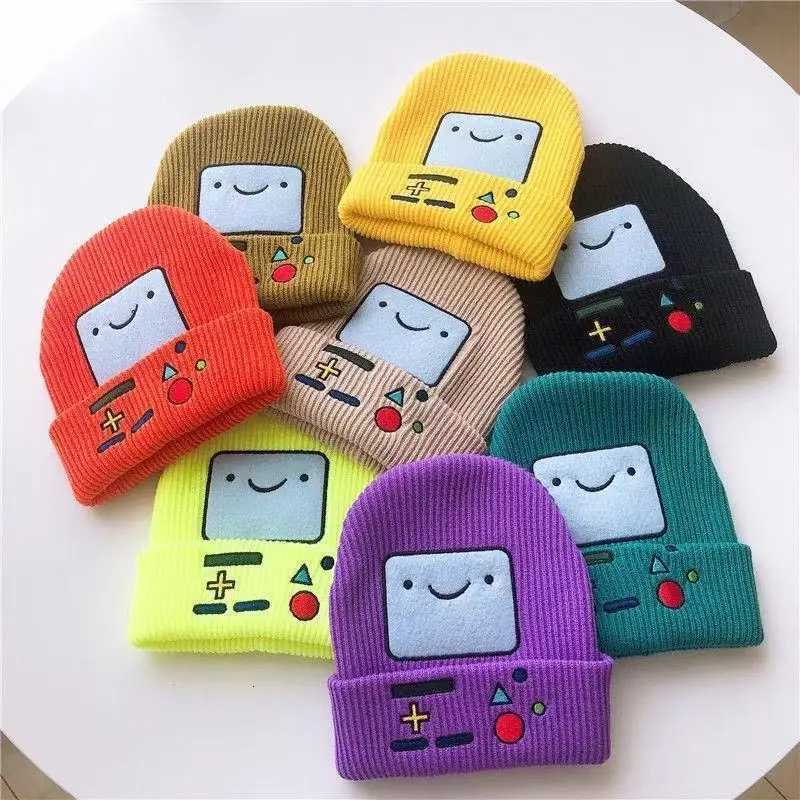 Autumn Winter Internet Celebrity Retro Game Console Cartoon Warm Adult Child Family Beanies Hat for Men Women Cold CapXJ251110