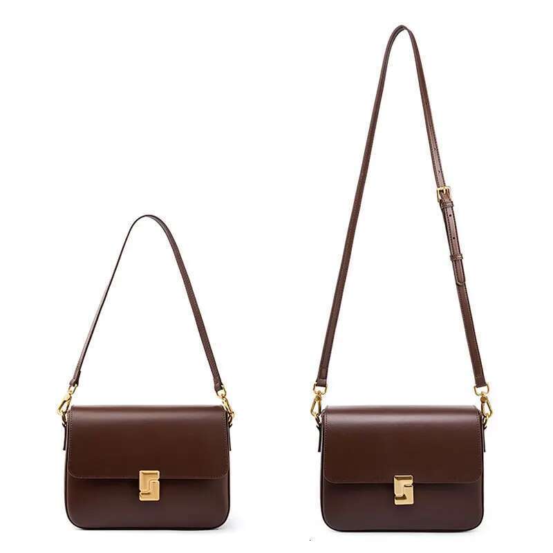 100% Genuine Leather Women's Shoulder Bag High Quality Designer Crossbody Bags Fashion Cowhide Female Handbags