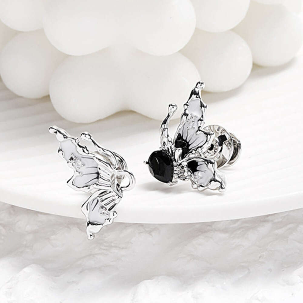 New Chinese Style Ink Butterfly Buckle Detachable No-Sew Tightening Artifact Fashion Versatile Waist Accessories for Women